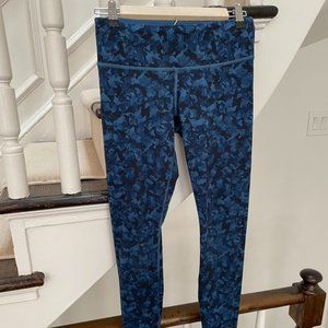Lululemon Blue Camo Leggings
